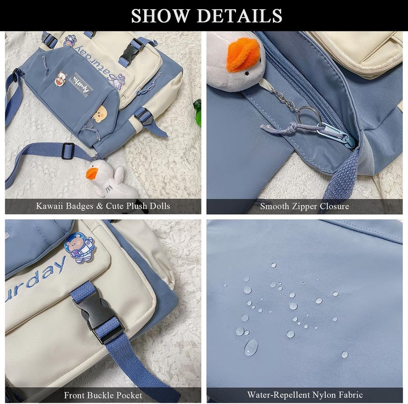 Extolove Cute Messenger Bag, Crossbody Bags for Women Kawaii Messenger Bags Purses - Image 5